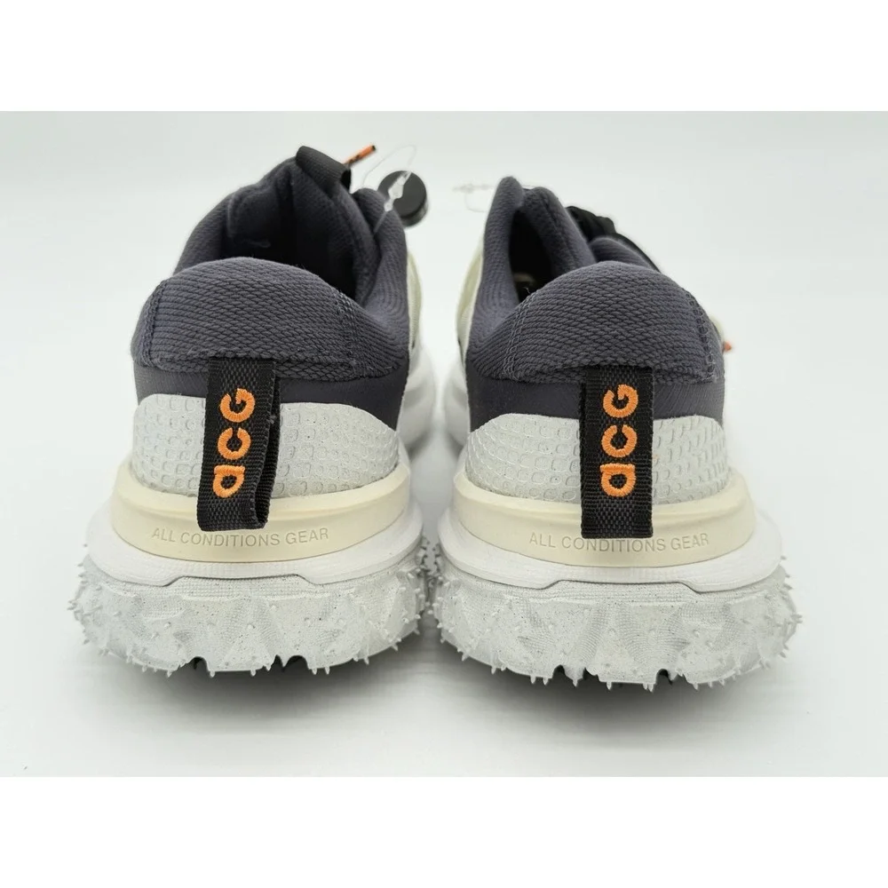 Size 10- Nike ACG Mountain Fly 2 Low Trail Hiking Shoes White Black DV7903-001
